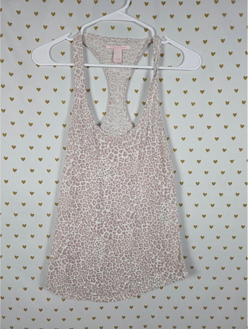 Victorias Secret Cheetah Leopard Tank Top Muscle Tee SMALL